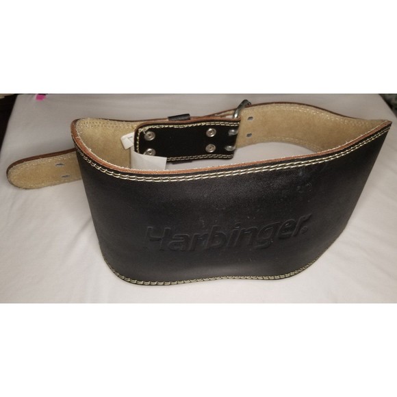 Harbinger Weightlifter Padded Leather Belt Size Large - Picture 1 of 12
